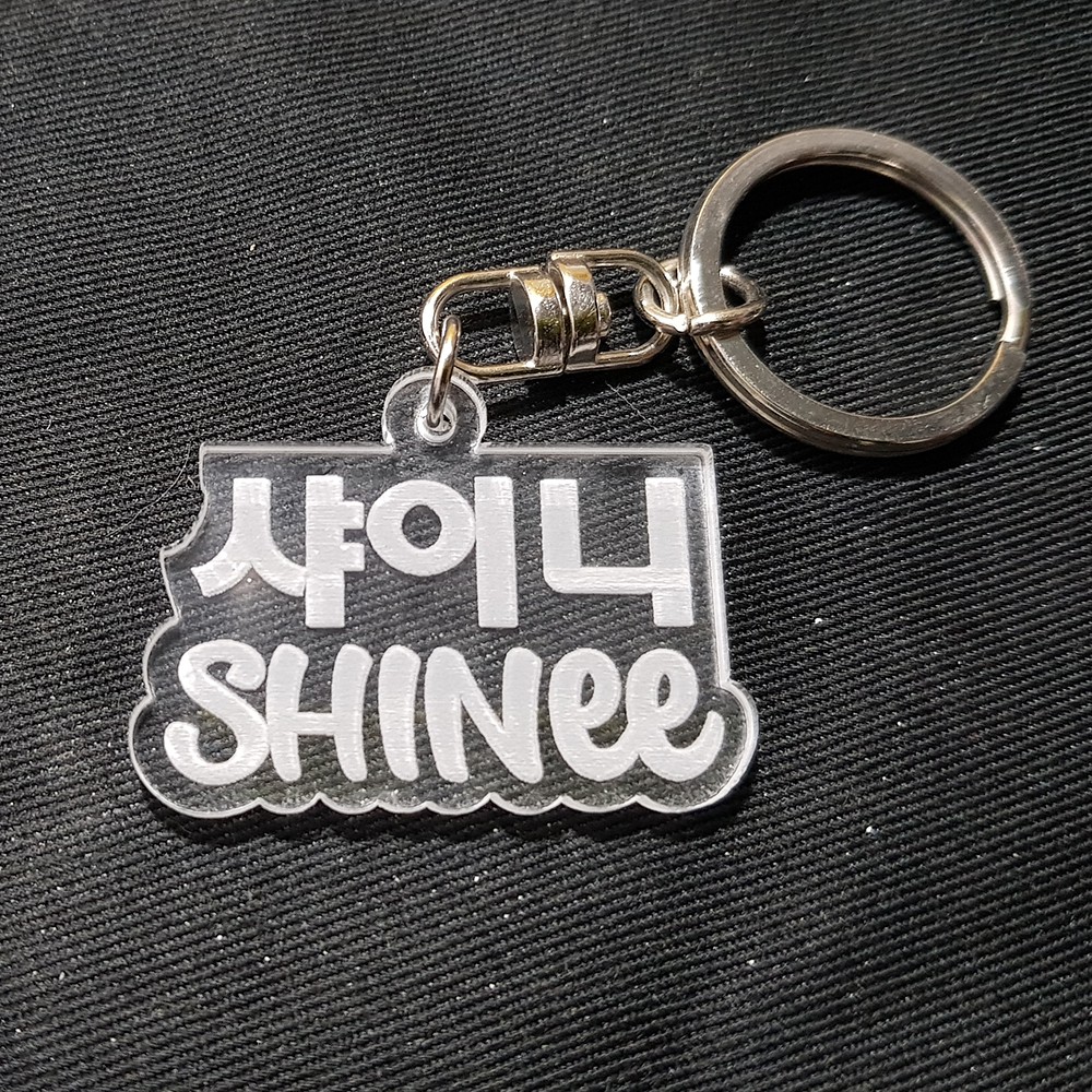 Shinee Keychain Key Chain Gantungan Kunci Ganci Aklirik Acrylic