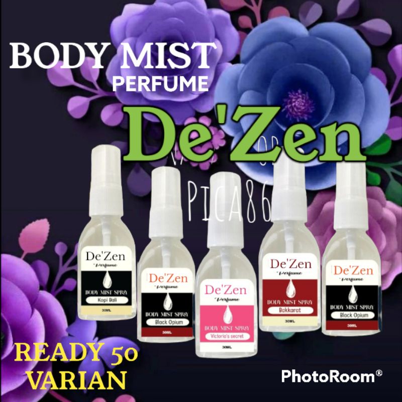 BODY MIST PARFUME De'Zen PRIA WANITA 30ML