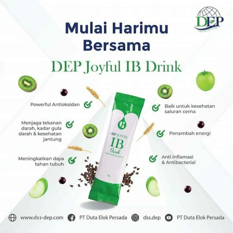 

(Ecer) Minuman Daya Tahan Tubuh saat Pandemi- DEP Joyful Ib Drink