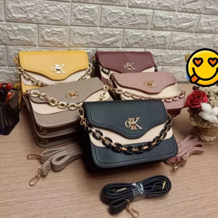 TAS SLEMPANG TERBARU KUNCI OK SIZE 22X16CM