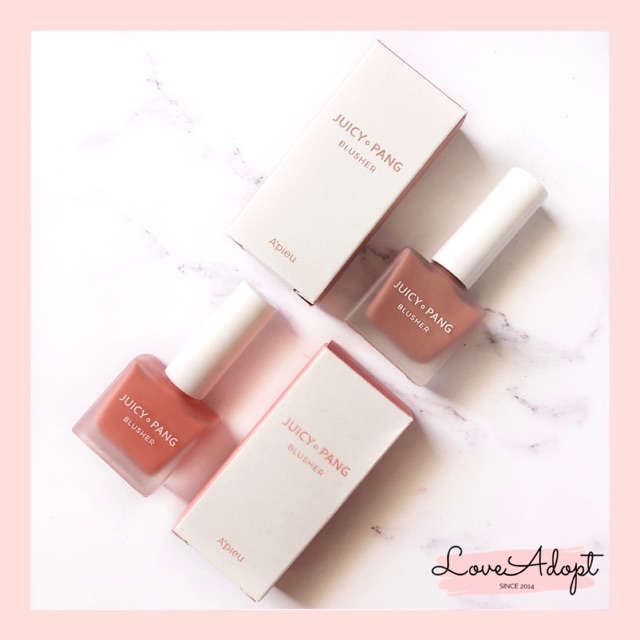 Apieu Juicy Pang Water Blusher CR01 BE01 original made in korea preloved second murah