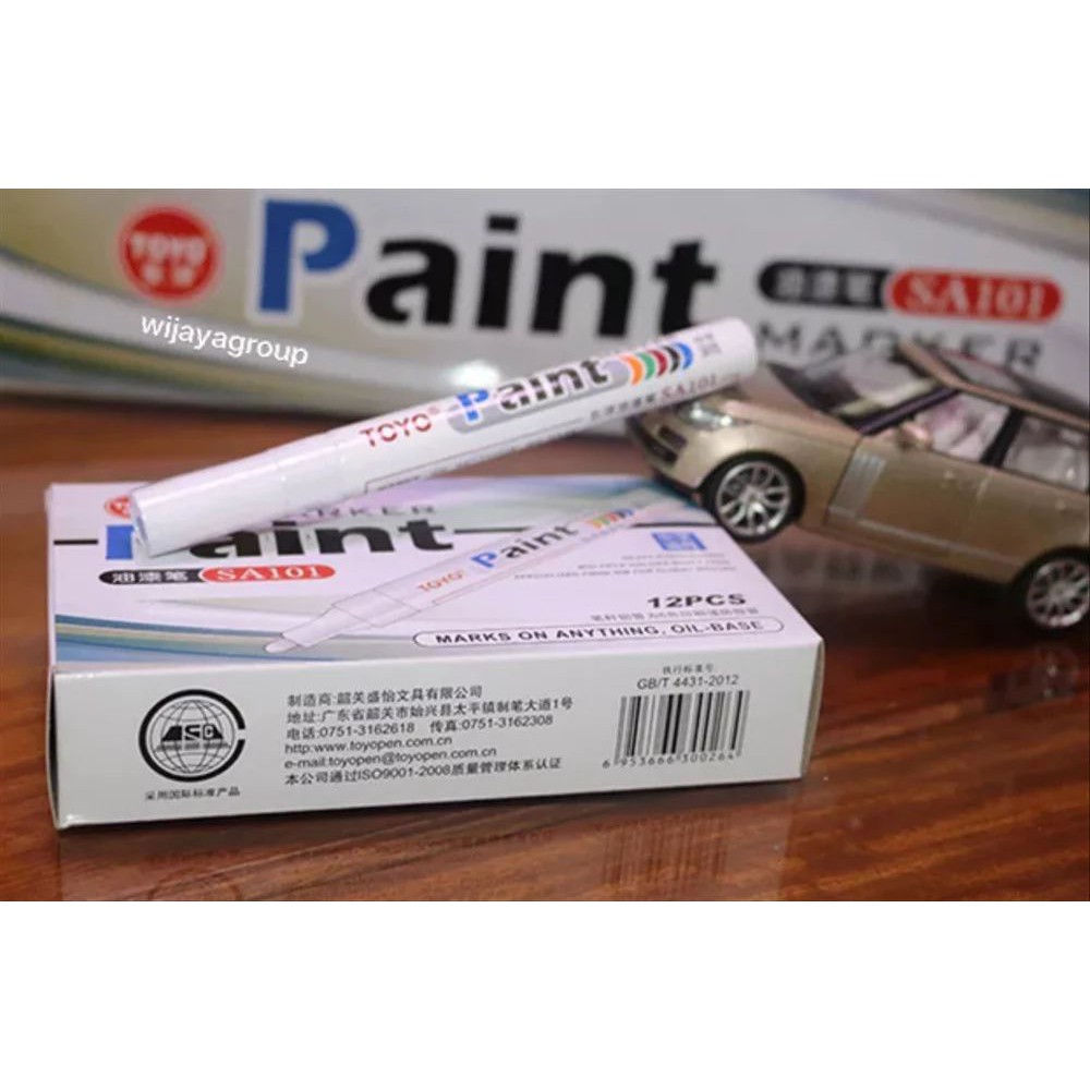 

Termurah Spidol TOYO Ban Motor Mobil TOYO PAINT MARKER ORIGINAL anti luntur Hanya Warna - PUTIH