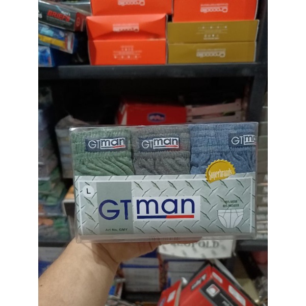 3 PCS CELANA DALAM GT MAN | CELANA DALAM PRIA | GT GMY