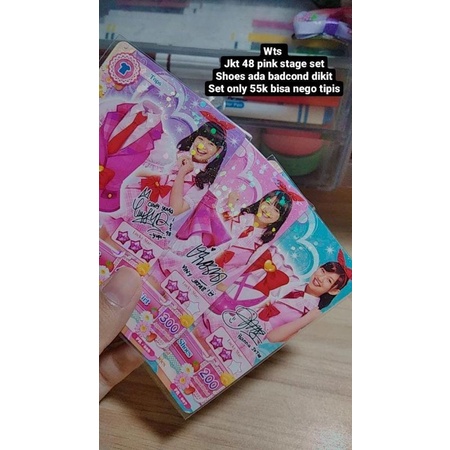 Aikatsu card pink stage coord jkt 48 stage |aikatsu stage|jkt 48|kartu aikatsu|aikatsu ichigo