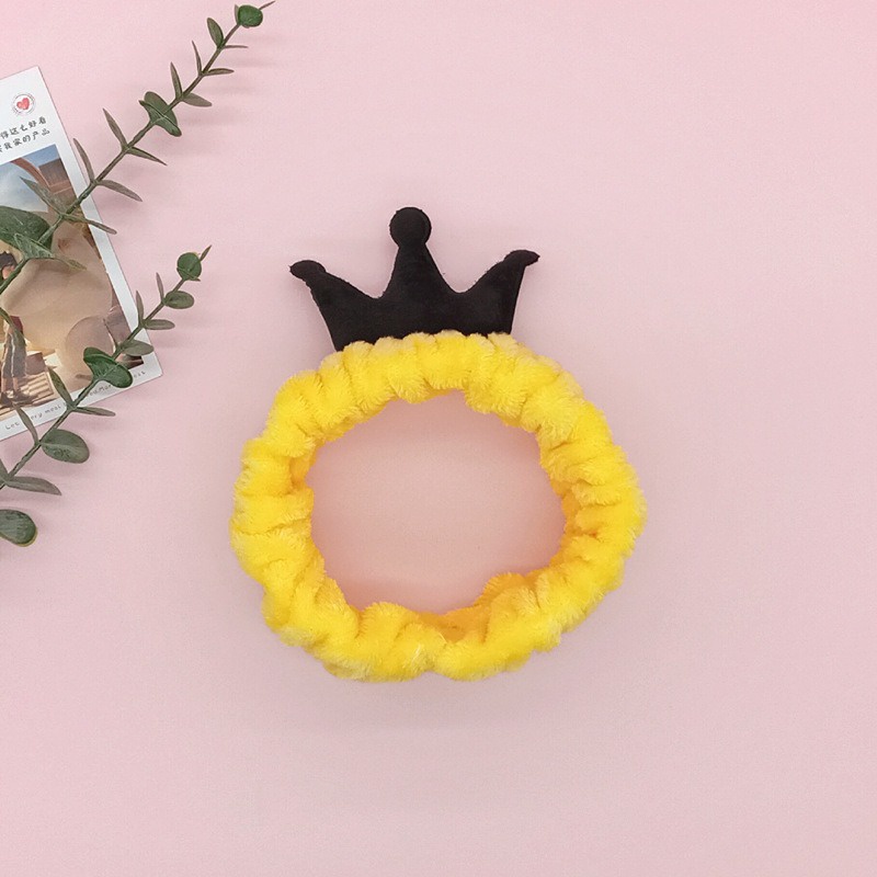 AC013 Bandana Bando Headband Makeup atau Cuci Muka Motif Imut dan Lucu Model Korea Crown