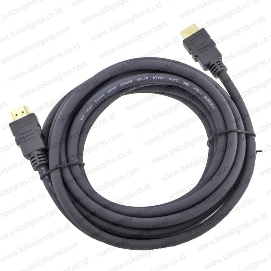 KABEL 5 Meter HDMI M-M HOWELL v1.4 PVC