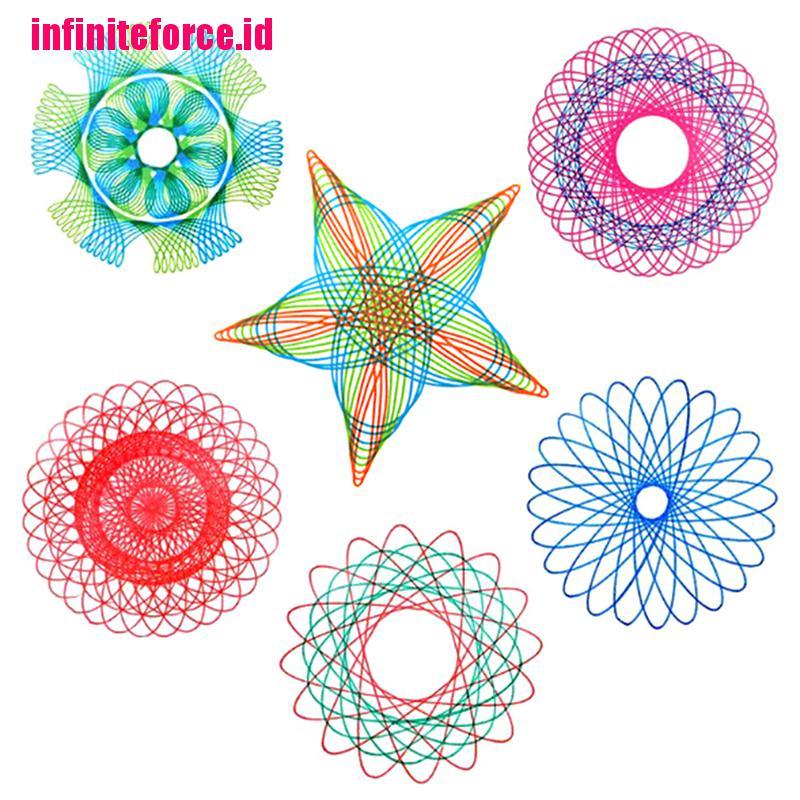 22PCS Accessories creative drawing toys spiral designs educational toys for kids