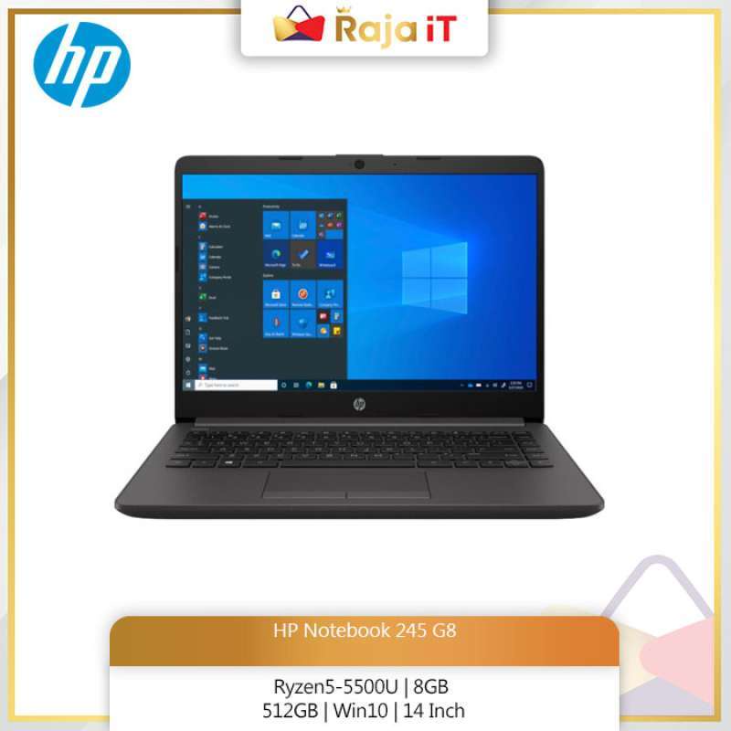 HP Notebook 245 G8 (Ryzen5-5500U/8GB/512GB/Win10/UMA/14