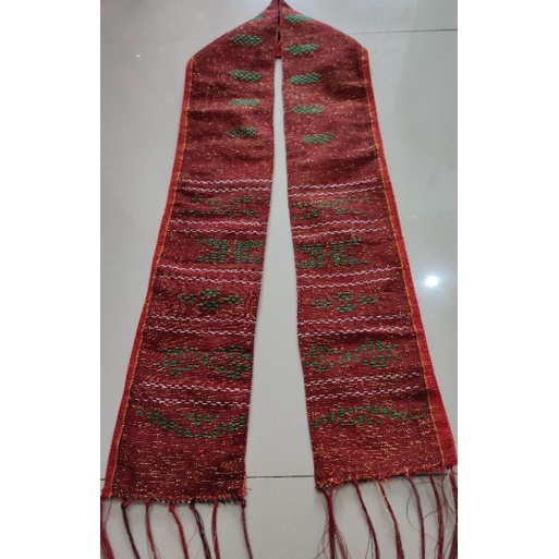 Selendang Sadum Stola Ulos Sadum/Ragidup-Sadum Merah