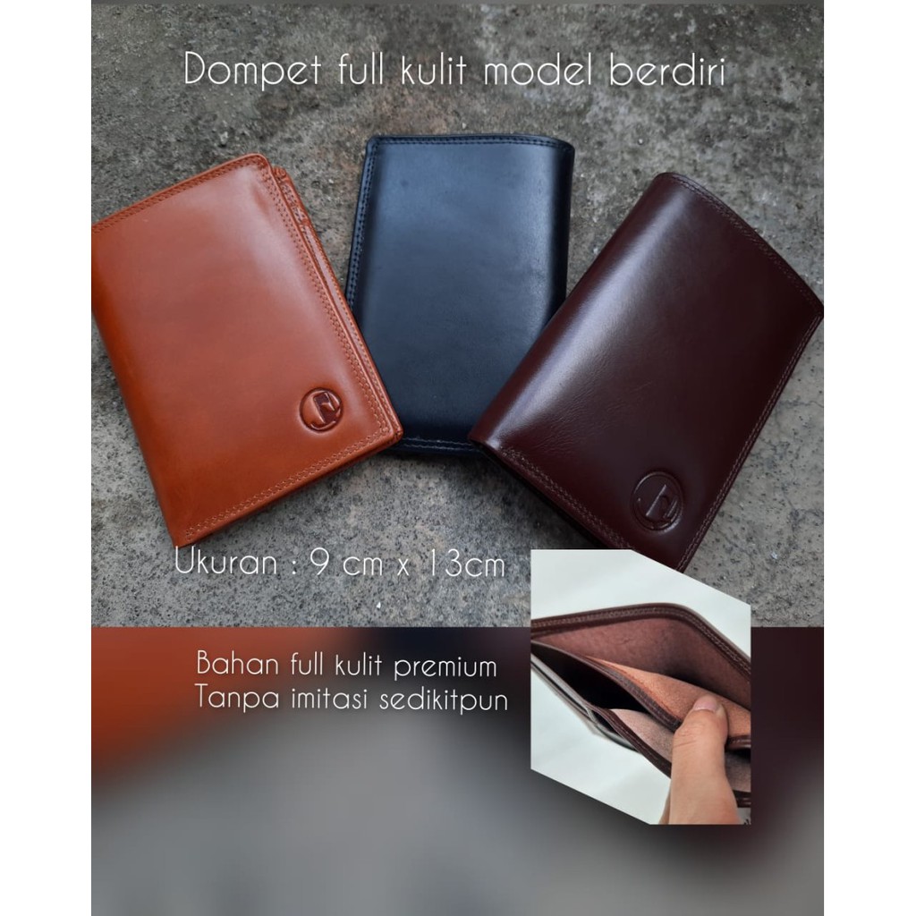 DOMPET KULIT PRIA/ FULL LEATHER WALLET / Dompet Full Kulit Asli