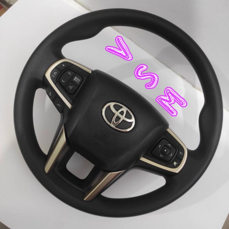 Lingkaran Stir Steer Innova Reborn Type V Komplite Tombol kiri Kanan -Cover Airbag