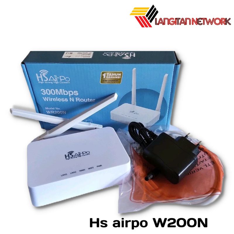 HS AIRPO WR200N 300Mbps WIRELESS N ROUTER