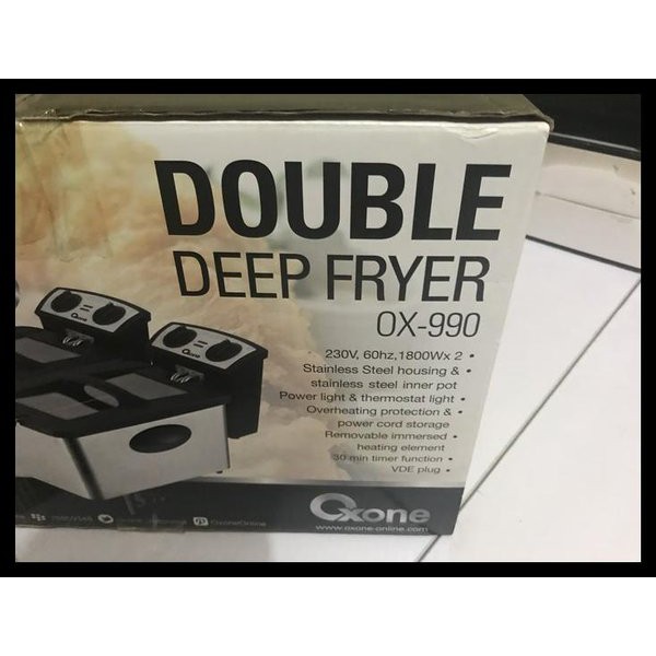 OXONE Double Deep Fryer OX-990