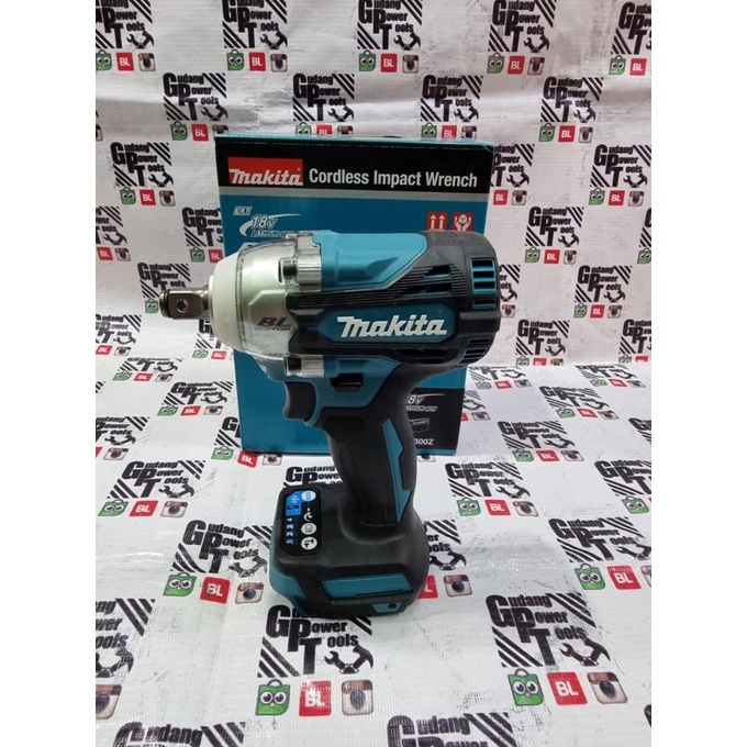 Mesin Impact Wrench Baterai Cordless 18V Brushless Makita DTW 300Z gpt90 Juara