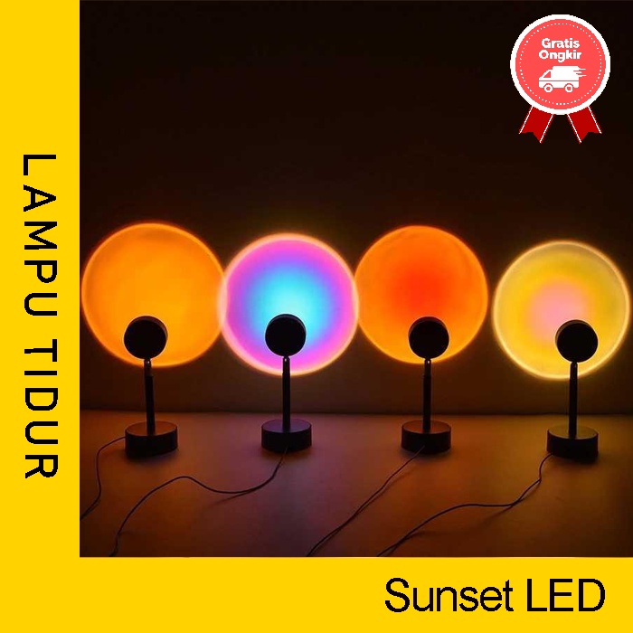 Jual Lampu Tidur Sunset Lampu Tidur Proyektor Lampu Tidur Led