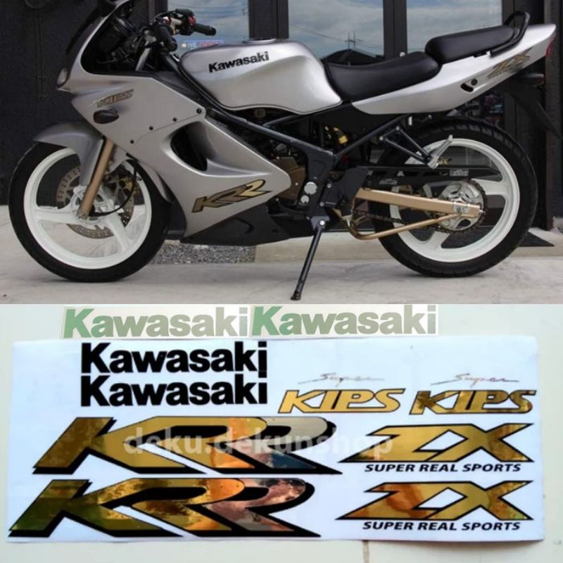 striping ninja krr zx 150 / striping ninja krr zx 150 silver / striping ninja krr 150 silver / strip