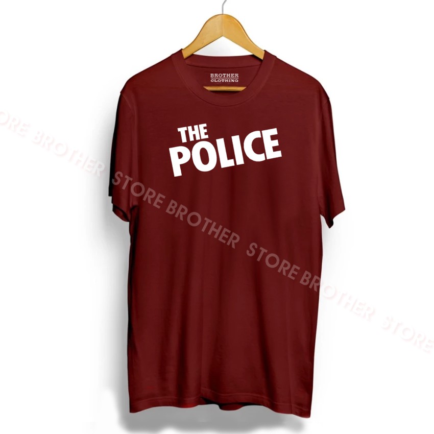 Kaos Distro The Police White Premium