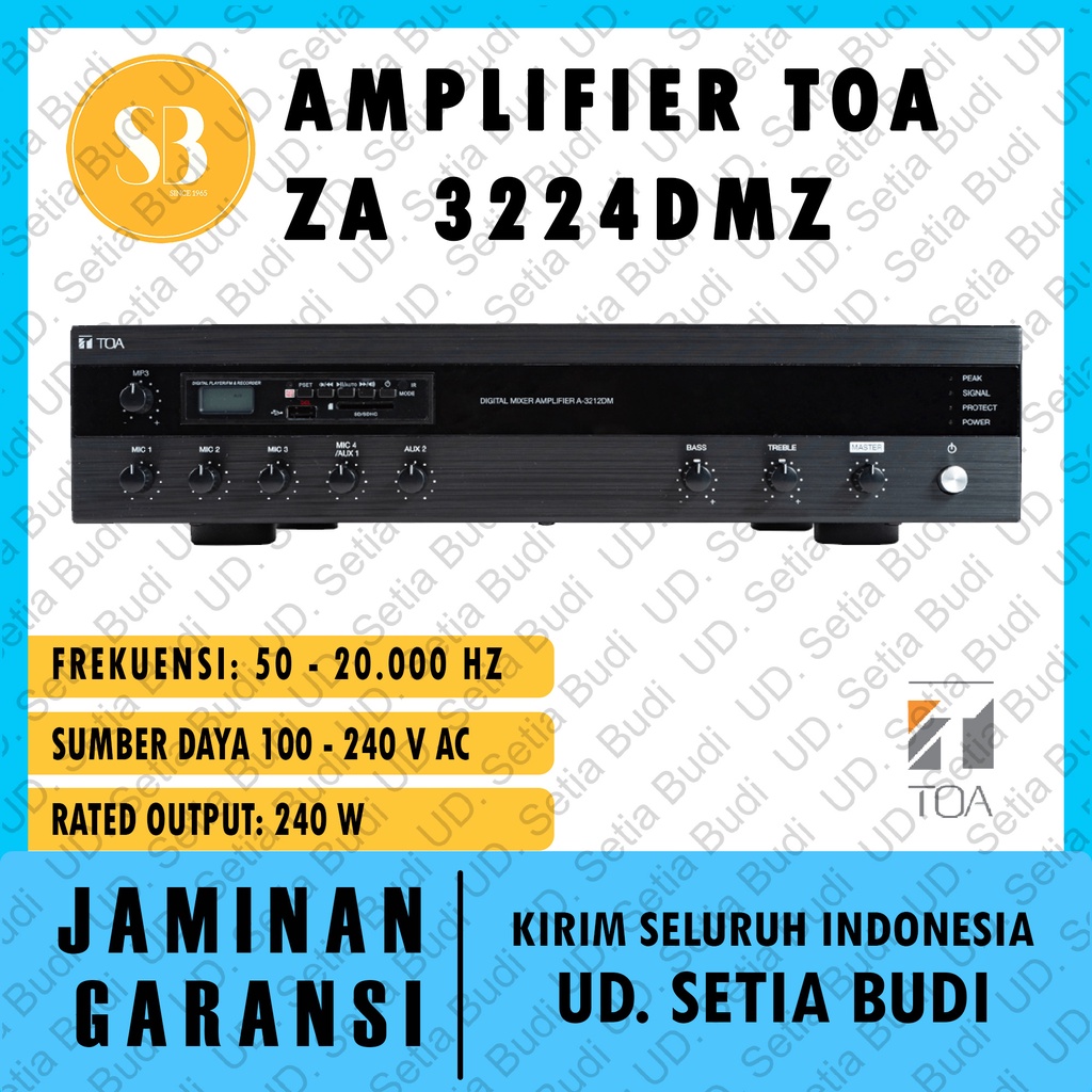 Amplifier Toa ZA 3224DMZ AS Original Toa ZA-3224DMZ-AS ZA-3224DMZ-AS