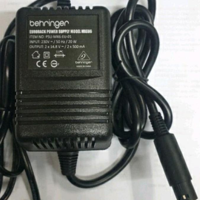 Adaptor Mixer Behringer XENYX 1002FX 1202FX QX1002USB QX1202 PSU6 EU