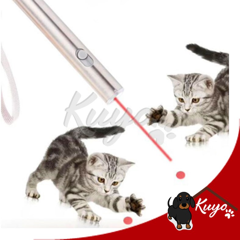 Cat Toy Laser Mainan Kucing Pointer LED Chaser Pen Senter Lampu Merah