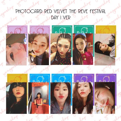 [READY / SET] RV THE REVE FESTIVAL ZIMZALABIM REVE PHOTOCARD FAN MADE UNOFFICIAL YANGPASHOP IRENE SE