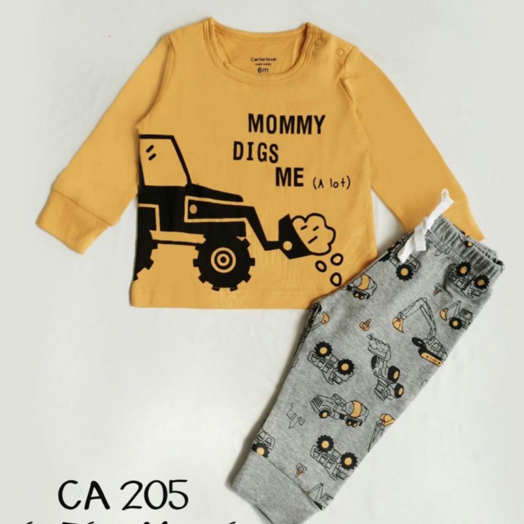 Baju tidur anak piyama anak bayi carterlove Mommy Digs Me murah