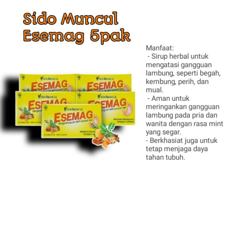 

Sido Muncul Esemag Cair 5x5'S - Sakit Perut Lambung Maag Perih