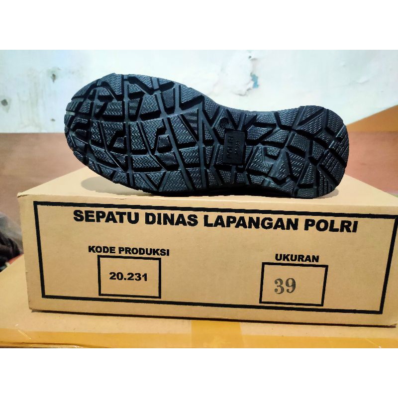 Sepatu pdl  polri original