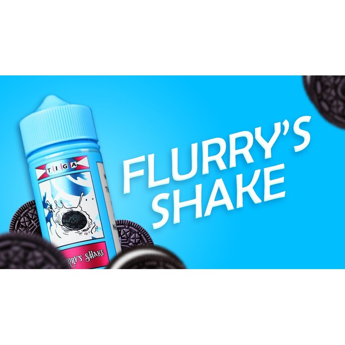 Liquid Tiga Flurrys Shake Cookies | Tiga Flurry Cookies Cream 100ML