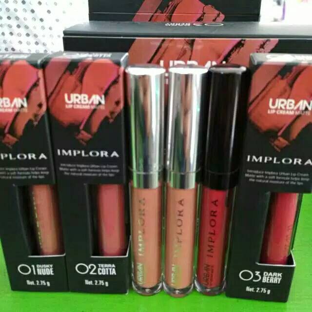 Implora Urban Lip Cream Matte Lipstik Implora