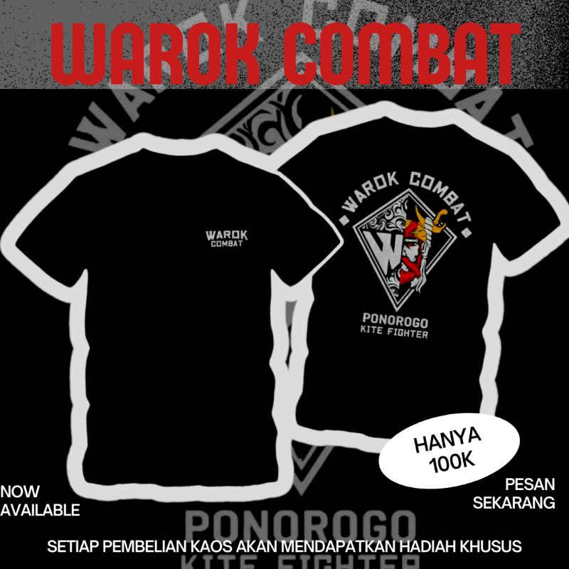 Kaos Layangan WAROK COMBAT V1