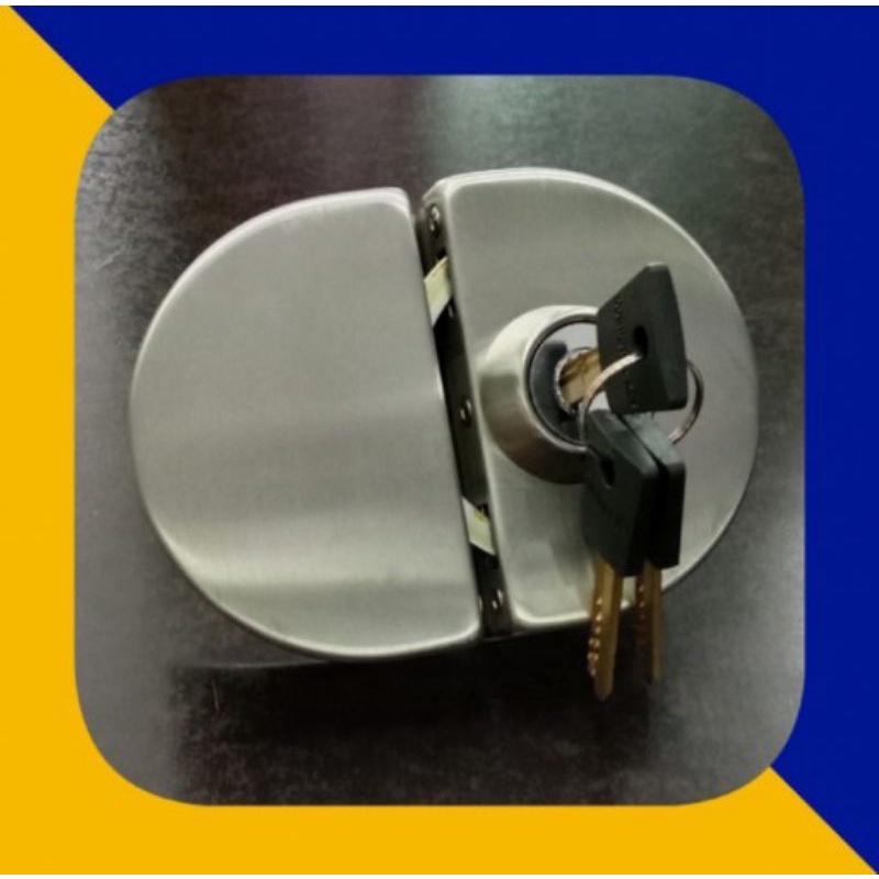 Kunci pintu kaca sliding/kunci pintu kaca geser/pintu 2 daun kaca ke kaca material stainless pemasan