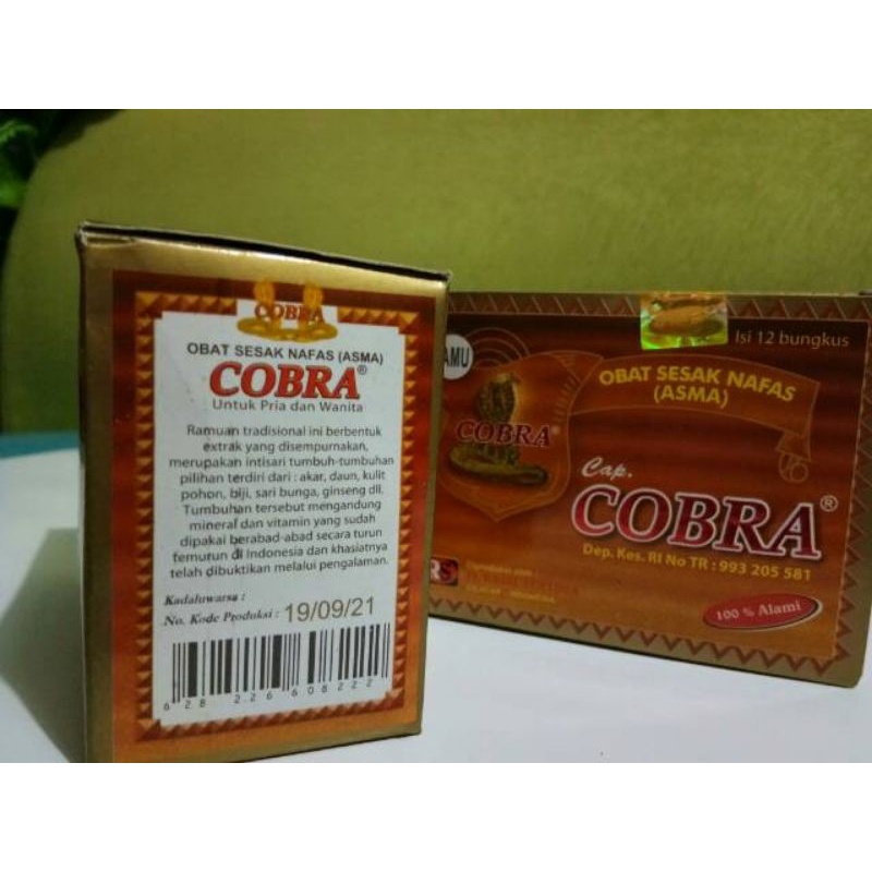 cobra sesak nafas serbuk