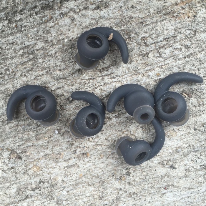 Silicone Eartips Eargels Earbuds Hook For Bluetooth Earphone 3 Pair