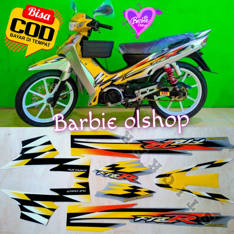 (BISA COD) Striping Stiker Lis Body Motor Yamaha Fizr f1zr fiz r Millenium Tahun 2000