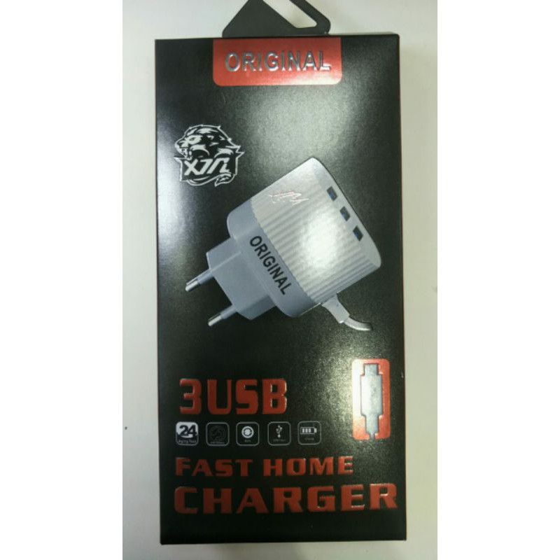 hokkiterus21⭐⭐⭐⭐⭐FAST HOME CHARGER 3usb  original