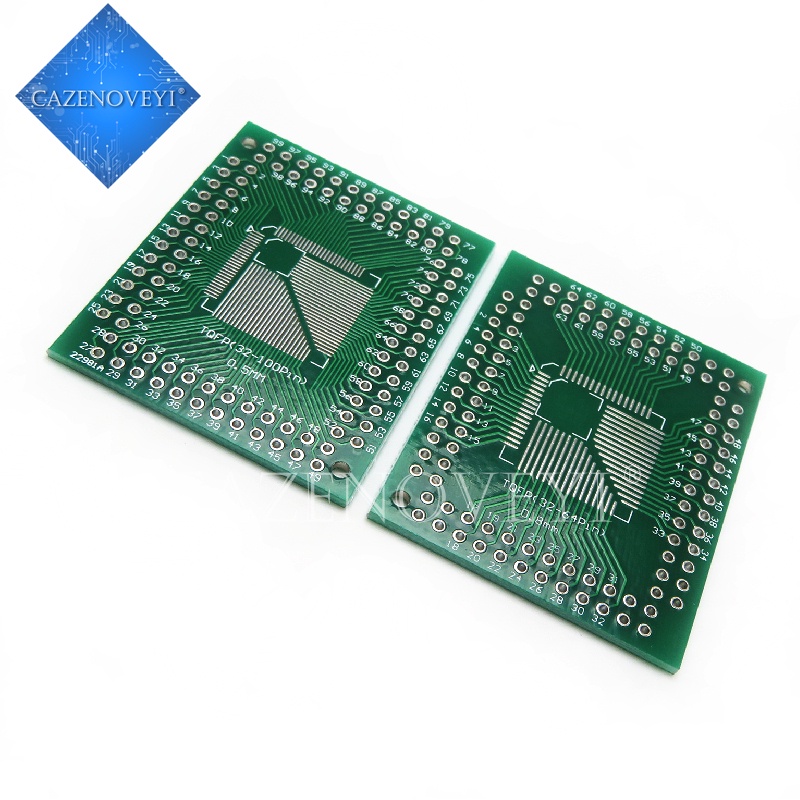 5pcs / Lot Fqfp Tqfp 32 44 64 80 100 Lqfp Ke Dip Pin Board Pitch Adapter Dip