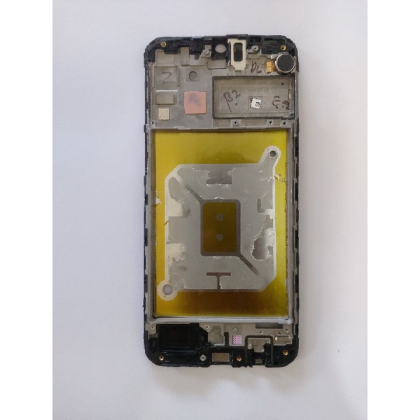 FRAME TATAKAN TULANG TENGAH LCD BEZEL BEZZEL SAMSUNG M20 M205G ORIGINAL 100% CABUTAN