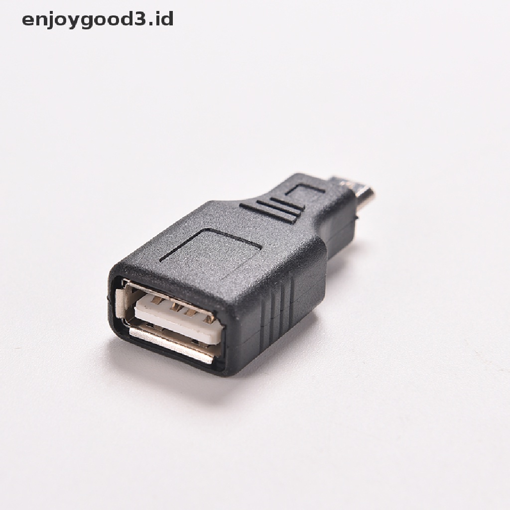 (Rready Stock) Adaptor Hub Kabel Jaringan USB 2.0 A Female Ke Micro USB B 5 Pin Male (ID)