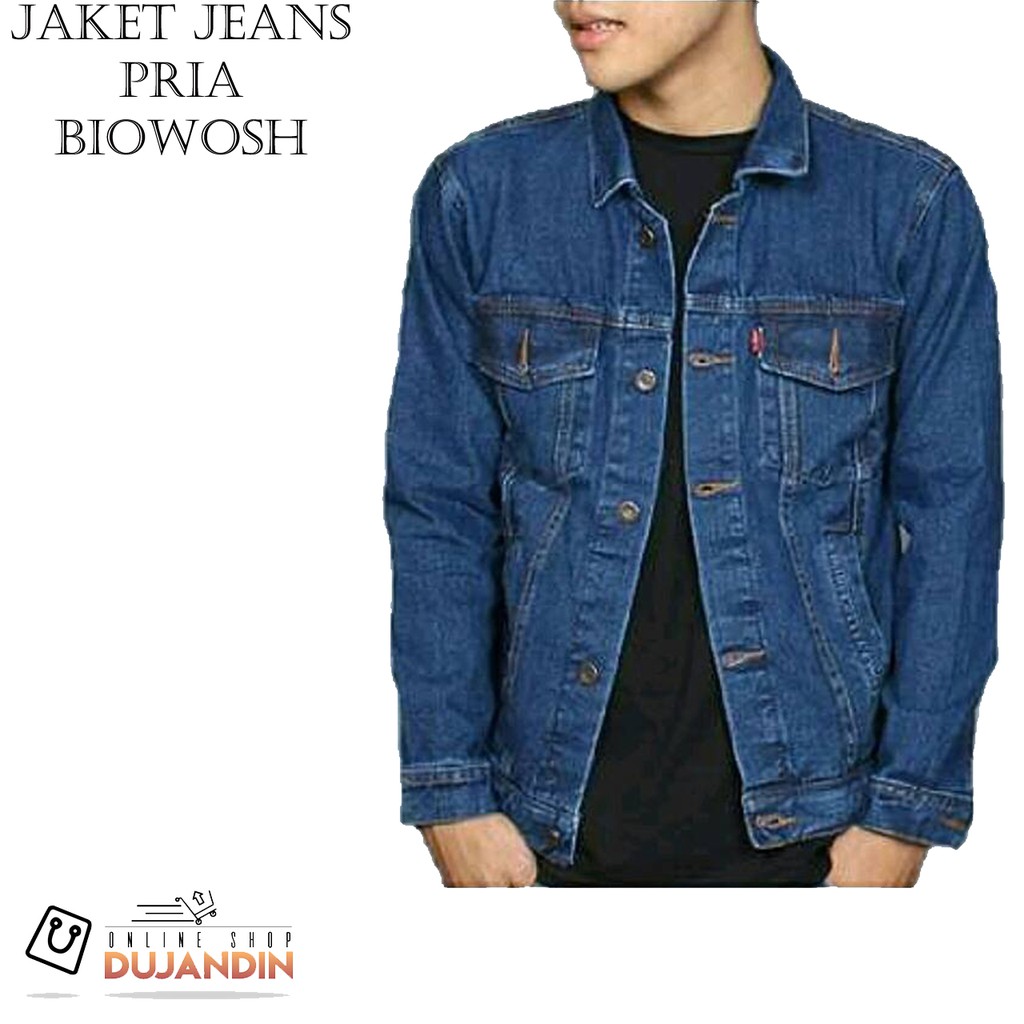 Kode Oversize Jaket  Denim  Warna  Black Size M L XL XXL 