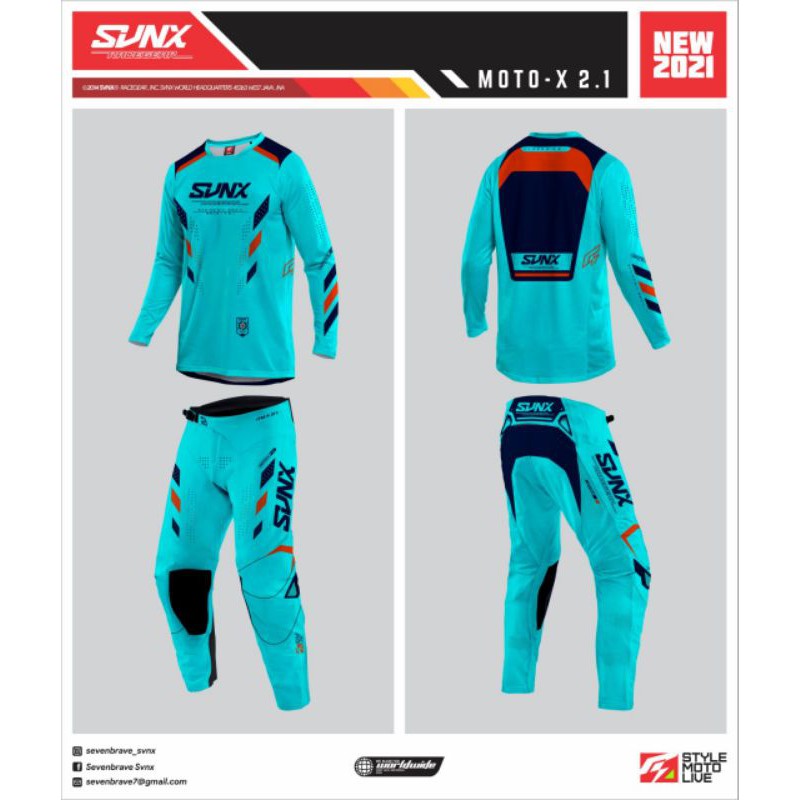 JERSEY SET SVNX X-PRO SERIES / JERSEY MOTOCROSS / MX GEAR SVNX