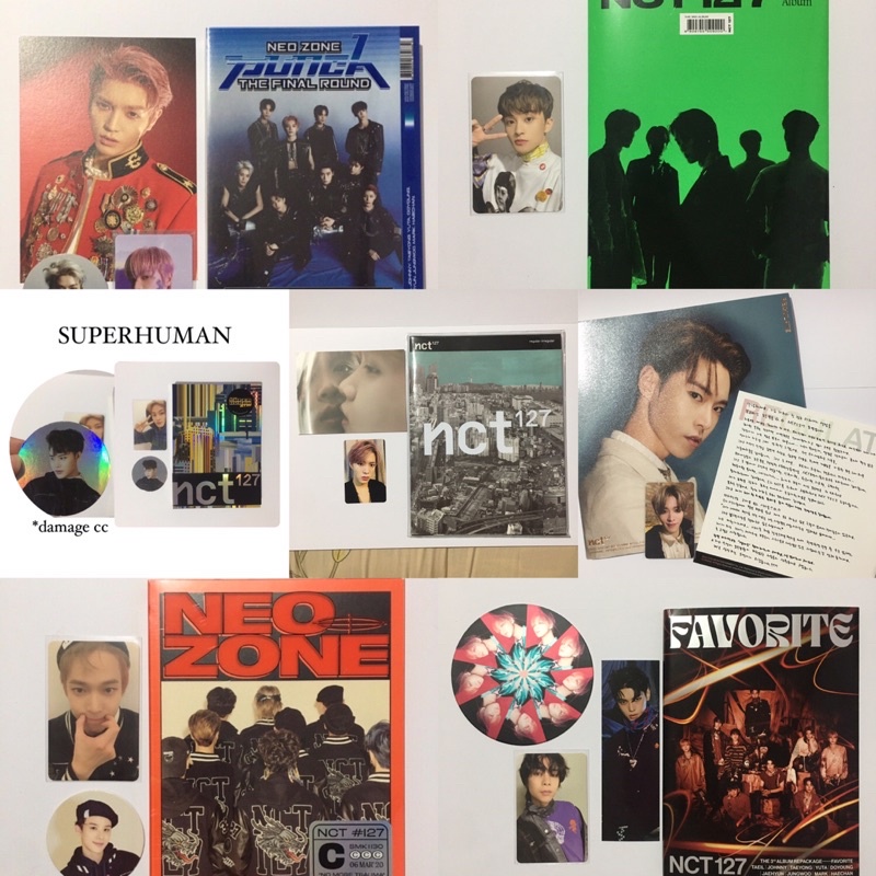 ‼️SALE‼️ NCT 127 ALBUM UNSEALED FULLSET REGULATE REGULAR NEO ZONE SUPERHUMAN PUNCH FAVORITE STICKER 