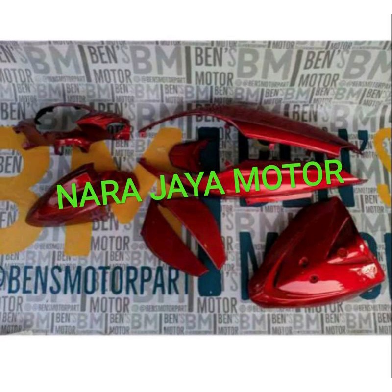 full body halus mio j warna merah