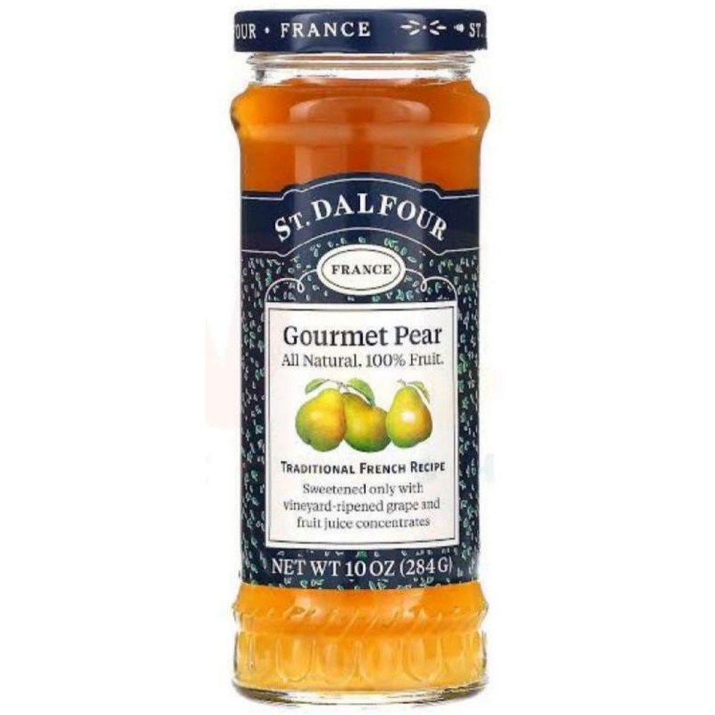 

St Dalfour Gourmet Pear Fruit Spread Jam Selai 284gr