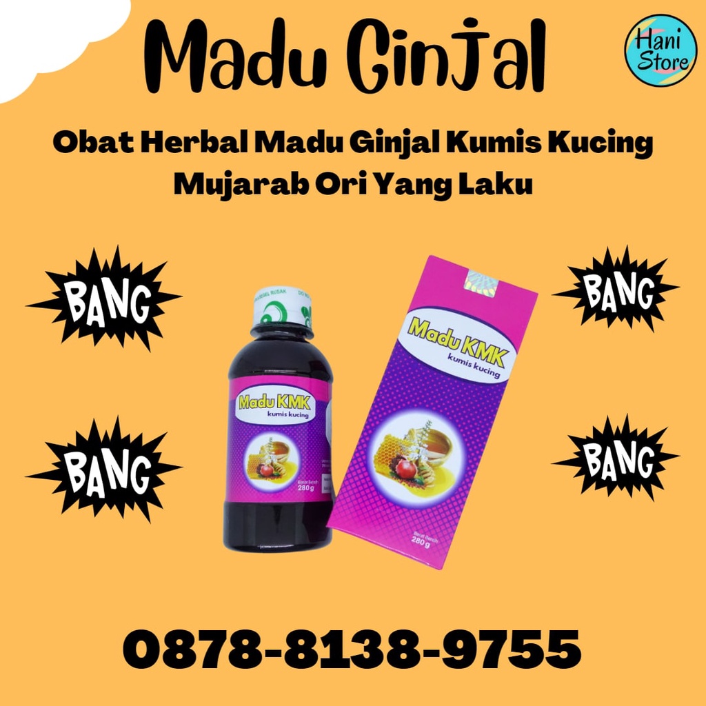 Obat Herbal Madu Ginjal Kumis Kucing Mujarab Ori Yang Laku