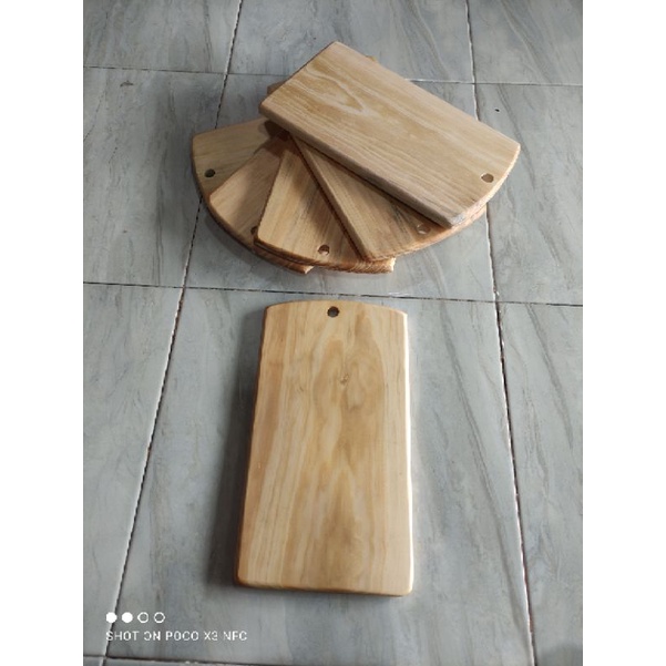 Talenan Kayu Pinus 32x18 GUNUNGAN PINGUL MURAH TEBAL / Wooden Cutting Board