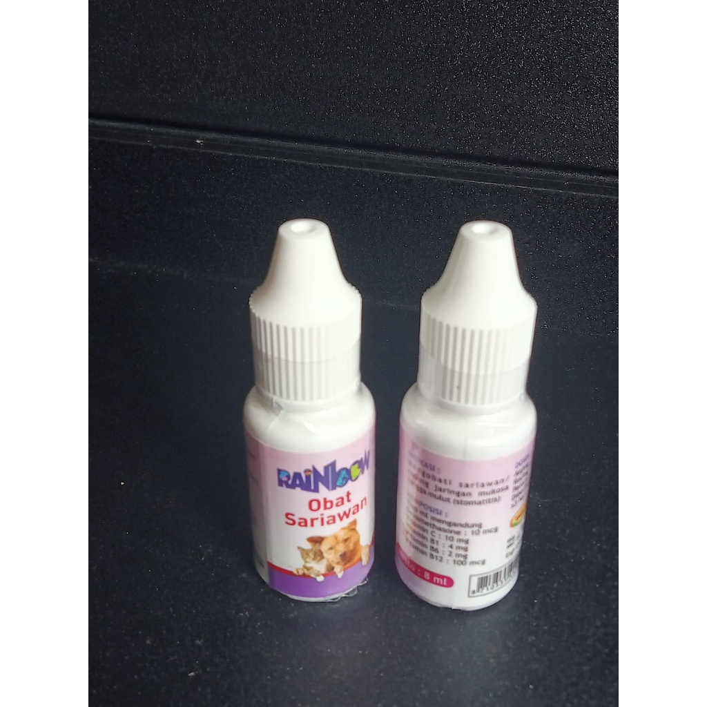 RAINBOW Obat Sariawan 8 ml - Untuk Kucing dan Anjing