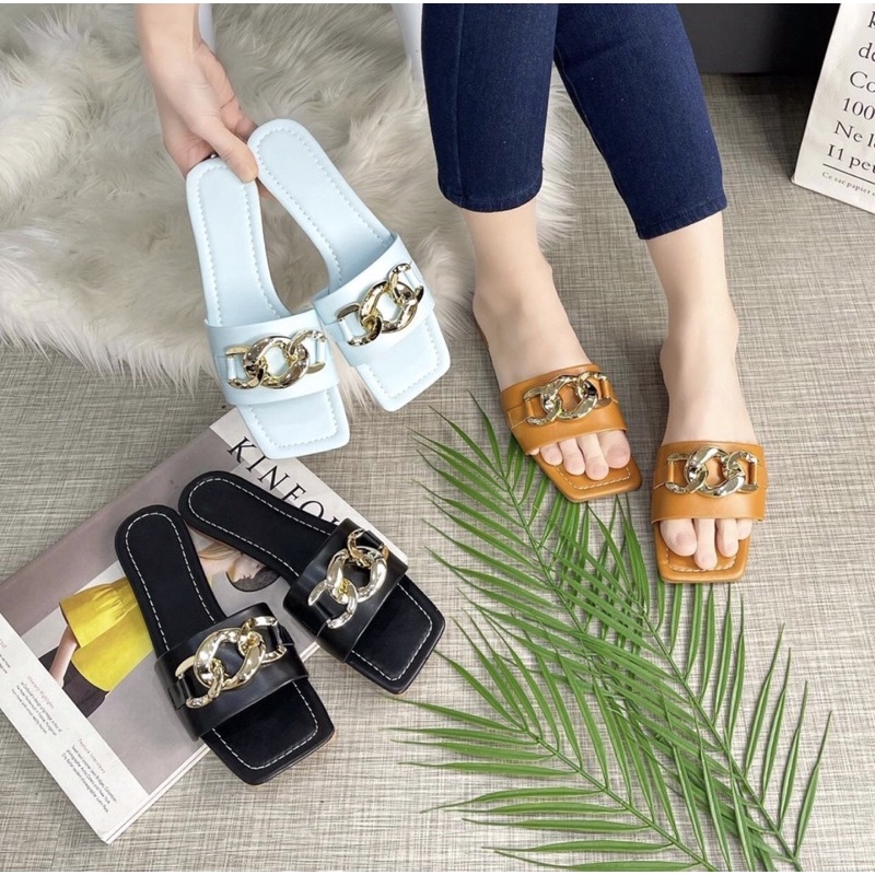 flatshoes V668 wanita import