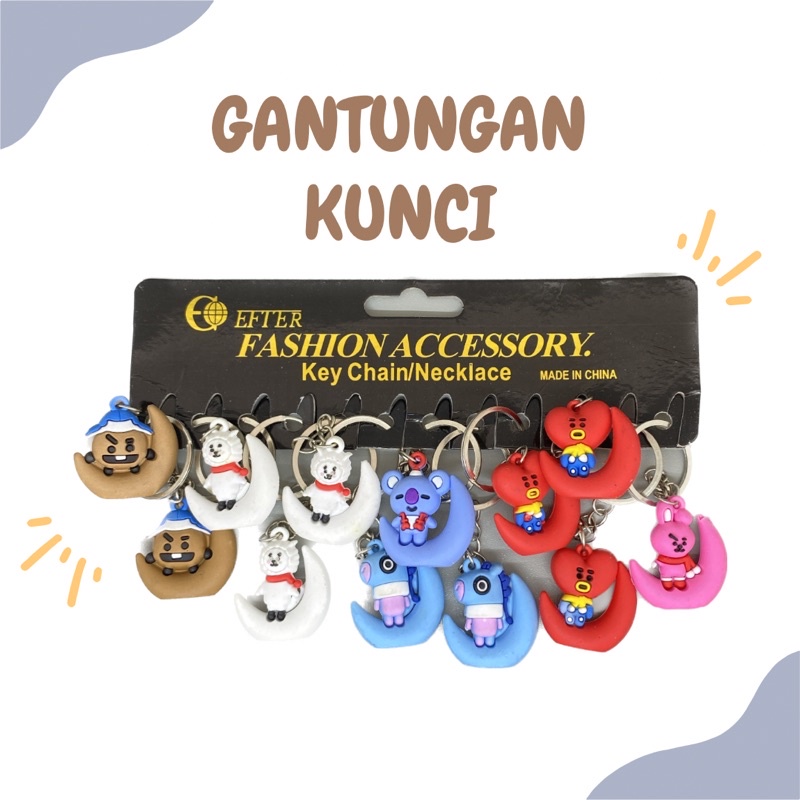 GANTUNGAN KUNCI BULAN