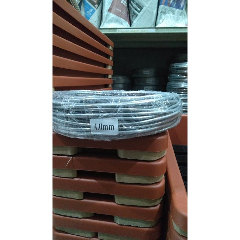 kawat bonsai 4mm 1 roll almunium